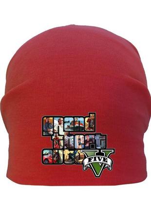 Шапка детская gta 002 красная (gt-002) 50-52, 54-56 см