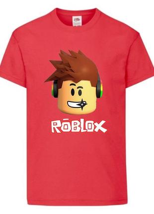 Футболка детская роблокс roblox (rb-05) красная