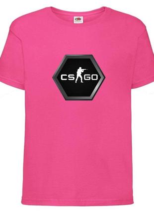 Футболка детская контр страйк 008 (csg-008) малиновая, размер 104-116-128-140-152-164