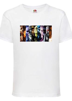 Футболка детская мортал комбат 005 (mtc 005) белая 104-116-128-140-152-164