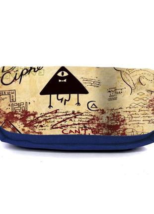 Школьный пенал гравити фолз 0022 (gravity falls) органайзер универсальный (gfs-0022-blu) синий