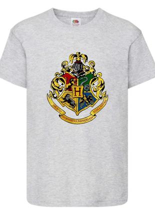 Футболка гарри поттер 116-164 размер (gp-08) серая