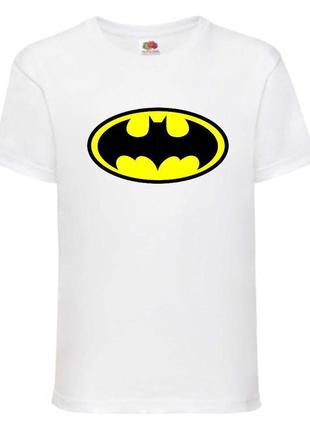 Футболка бэтмен (batman ) белая