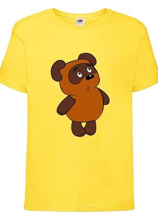 Футболка детская винни пух 009 (wnp 009 yel) желтая, размер 98-104-116-128-140-152-164 см