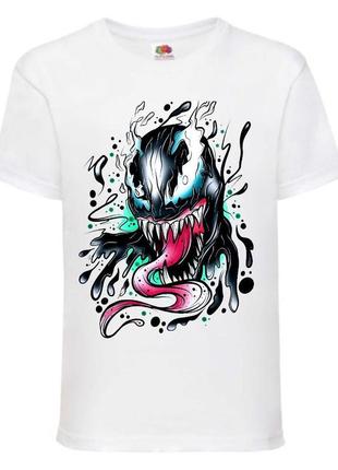 Футболка веном (venom-004) белая