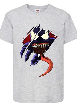 Футболка веном (venom-003) серая