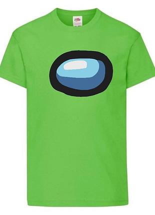 Футболка амонг ас (among us-04) светло зеленая 116-128-140-152-164 размер