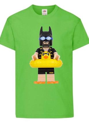 Футболка лего нинзяго лего муви лего бэтмен  (lego-07) светло зеленая 104-116-128-140-152-164 размер