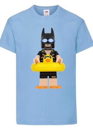 Футболка лего нинзяго лего муви лего бэтмен  (lego-07) светло голубая 104-116-128-140-152-164 размер