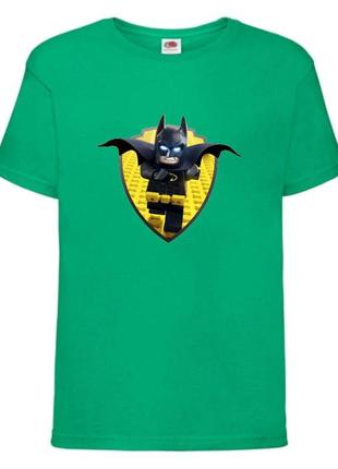 Футболка лего нинзяго лего муви лего бэтмен (lego-08) зеленая 104-116-128-140-152-164 размер