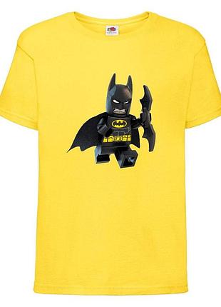 Футболка лего нинзяго лего муви лего бэтмен (lego-10) желтая 104-116-128-140-152-164 размер