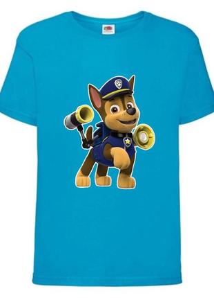 Футболка детская щенячий патруль (paw patrol-03) гончик чейз