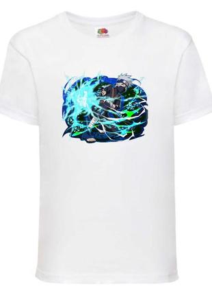 Футболка наруто (naruto - 0015) белая 104-116-128-140-152-164 размер