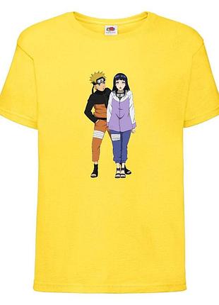 Футболка наруто (naruto - 0040) желтая 104-116-128-140-152-164 размер