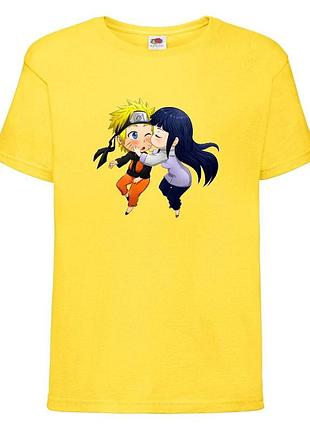 Футболка наруто (naruto - 0059) желтая 104-116-128-140-152-164 размер