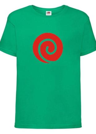 Футболка наруто (naruto - 0034) зеленая 104-116-128-140-152-164 размер