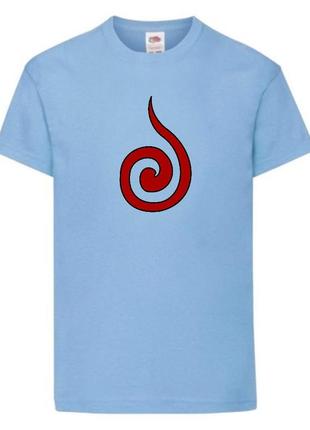 Футболка наруто (naruto - 0038) светло голубой104-116-128-140-152-164 размер