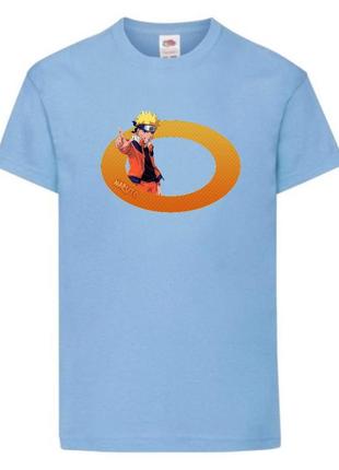 Футболка наруто (naruto - 0044) светло голубой104-116-128-140-152-164 размер