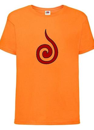 Футболка наруто (naruto - 0038) оранжевая 104-116-128-140-152-164 размер