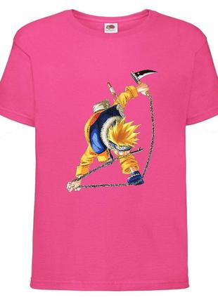 Футболка наруто (naruto - 006) розовая 104-116-128-140-152-164 размер