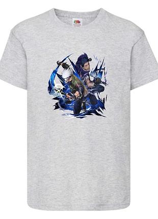Футболка наруто (naruto - 0010) серая 104-116-128-140-152-164 размер