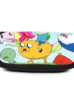 Школьный пенал время приключений органайзер универсальный (adventure time-008-black) черный