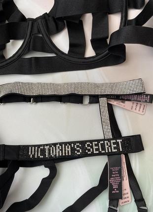 Бандажный комплект , ліф,бюст, бра і трусики, пояс, 75c, victoria's secret, вікторія сікрет2 фото