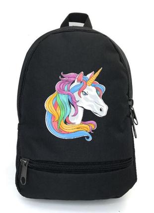 Рюкзак детский единорог 0011 ( unicorn ) cappuccino toys edn-0011 black черный