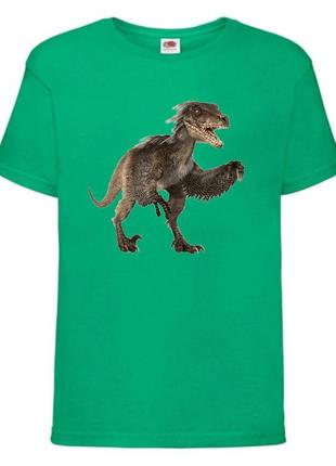 Футболка jurasic_park_0015 зеленная 98-104-116-128-140-152-164