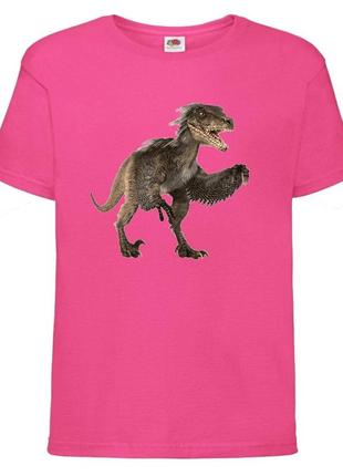 Футболка jurasic_park_0015 розовая 98-104-116-128-140-152-164