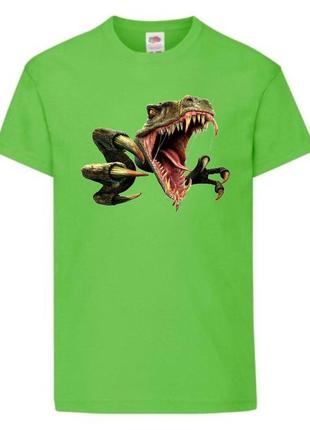 Футболка jurasic_park_0011 салатовая 98-104-116-128-140-152-164