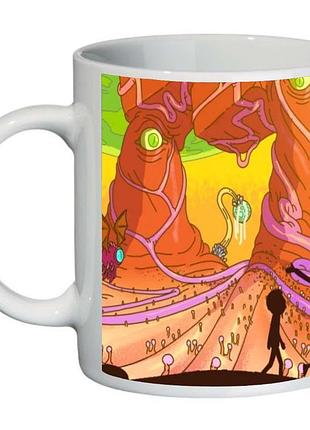 Кружка рик и морти (чашка-sc-rm-005)