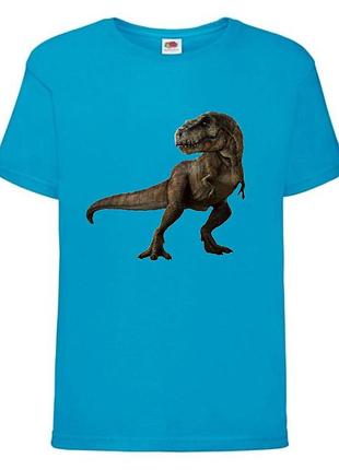 Футболка jurasic_park_002 синяя 98-104-116-128-140-152-164