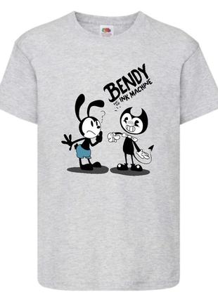 Футболка бенди и чернильная машина 0028 серая 98-104-116-128-140-152-164 размер