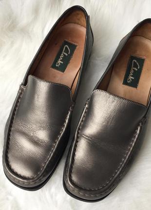 Туфлі, мокасини, балетки, натуральна шкіра, шкіряні, clarks4 фото