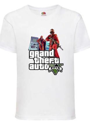 Футболка детская гта-005 (gta-005) белая 116-128-140-152-164