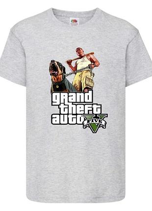 Футболка детская гта-006 (gta-006) серая 116-128-140-152-164
