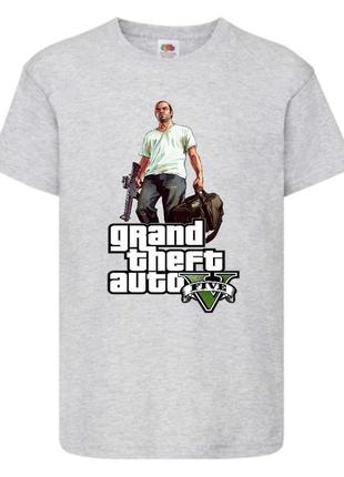 Футболка детская гта-007 (gta-007) серая 116-128-140-152-164