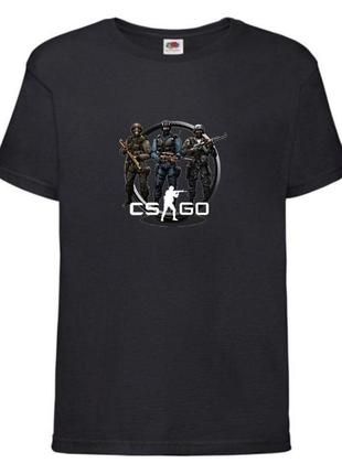 Футболка детская контр страйк 004 (csg-004) черная, размер 104-116-128-140-152-164