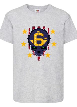 Футболка кибер панк 008 (cyber punk) детская (crk-008), цвет серый, размер 116-128-140-152-164