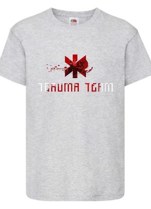 Футболка кибер панк 009 (cyber punk) детская (crk-009), цвет серый, размер 116-128-140-152-164