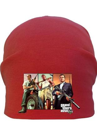 Шапка детская gta 001 красная (gt-001) 50-52, 54-56 см