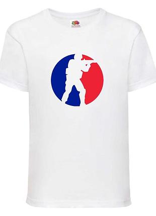 Футболка детская контр страйк 009 (csg-009) белая, размер 104-116-128-140-152-164