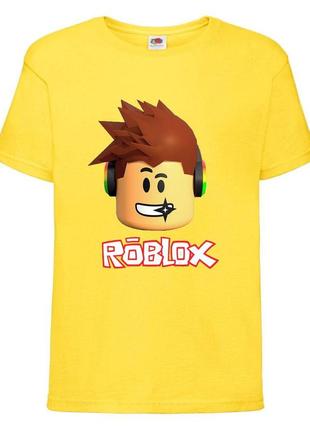Футболка детская роблокс roblox (rb-05) желтая