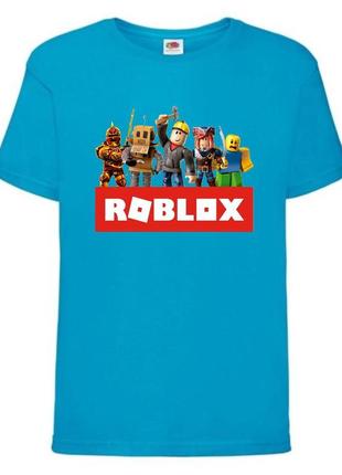 Футболка детская роблокс roblox (rb-02) синяя