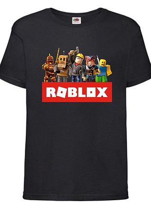 Футболка детская роблокс roblox (rb-02) черная