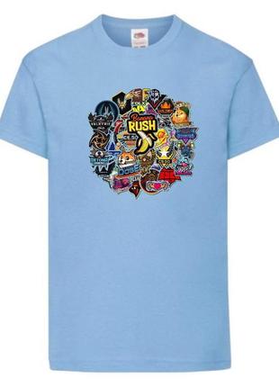 Футболка детская контр страйк 007 (csg-007) голубая, размер 104-116-128-140-152-164