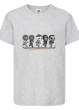 Футболка детская контр страйк 001 (csg-001) серая, размер 104-116-128-140-152-164