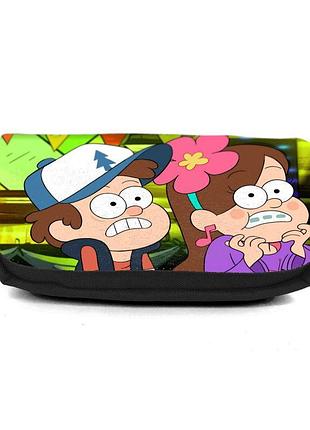 Школьный пенал гравити фолз 0019 (gravity falls) органайзер универсальный (gfs-0019-blc) черный
