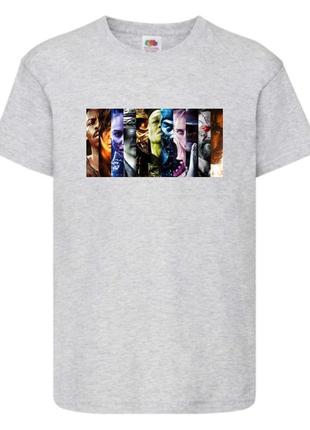 Футболка детская мортал комбат 005 (mtc 005) серая 104-116-128-140-152-164